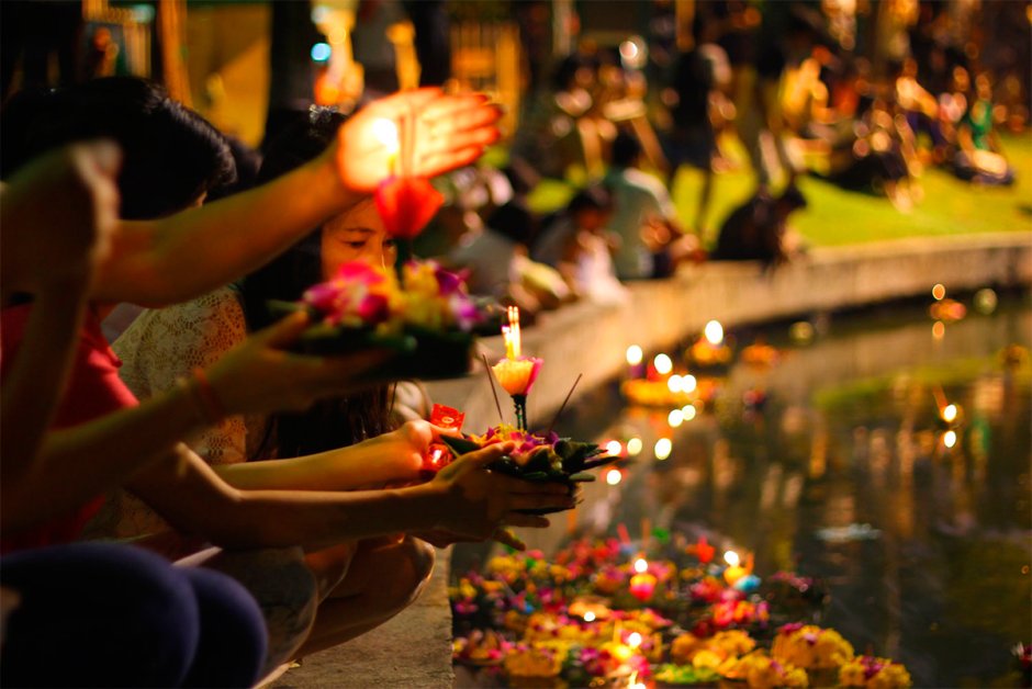 Таиланд праздник Лой Кратонг