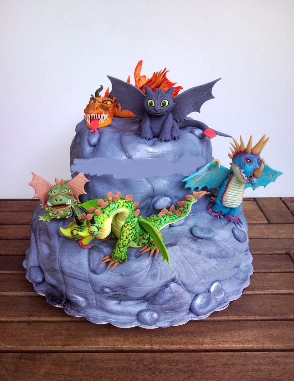 Тортик с дракончиком