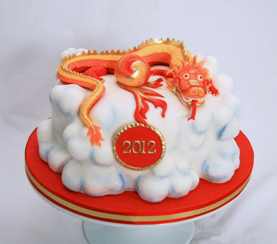 Торт с китайским драконом