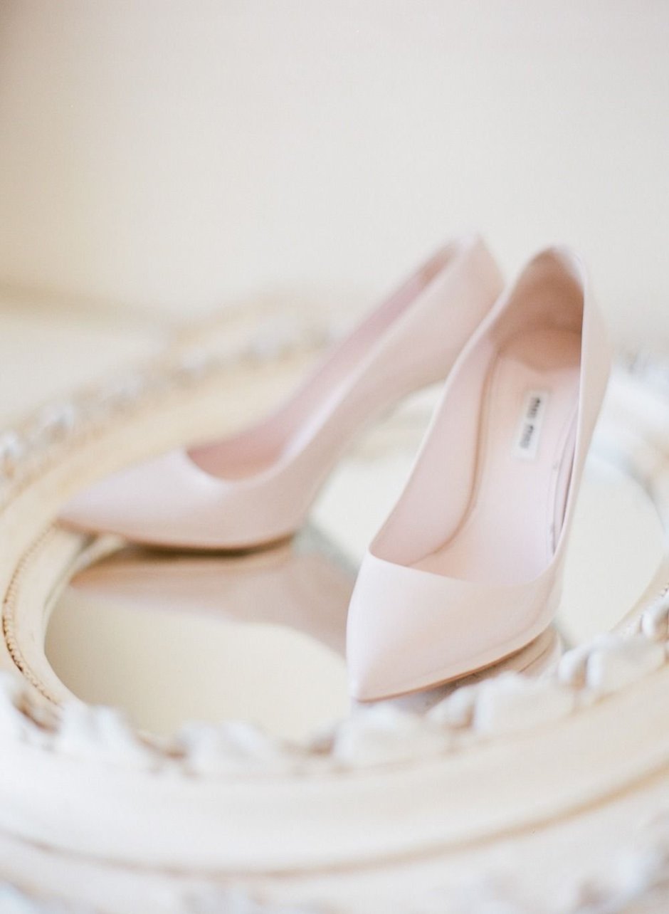 Свадебные туфли нежные