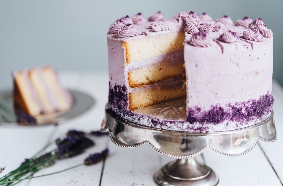 Фиолетовый торт