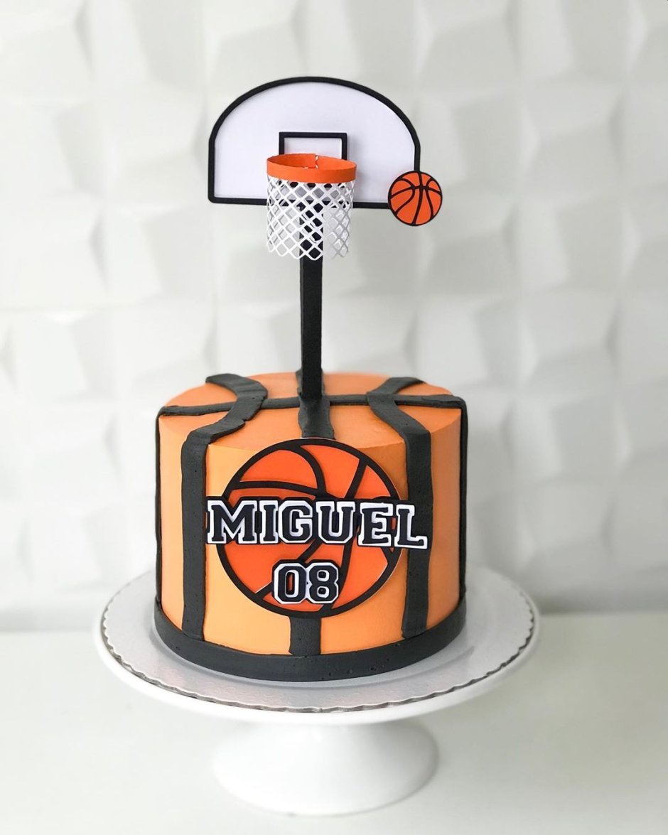 Баскетбольный торт на день рождения мальчику