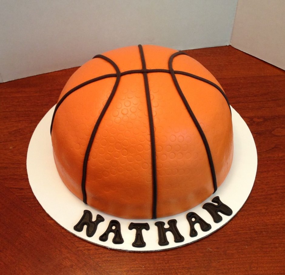 Торт с тематикой баскетбола