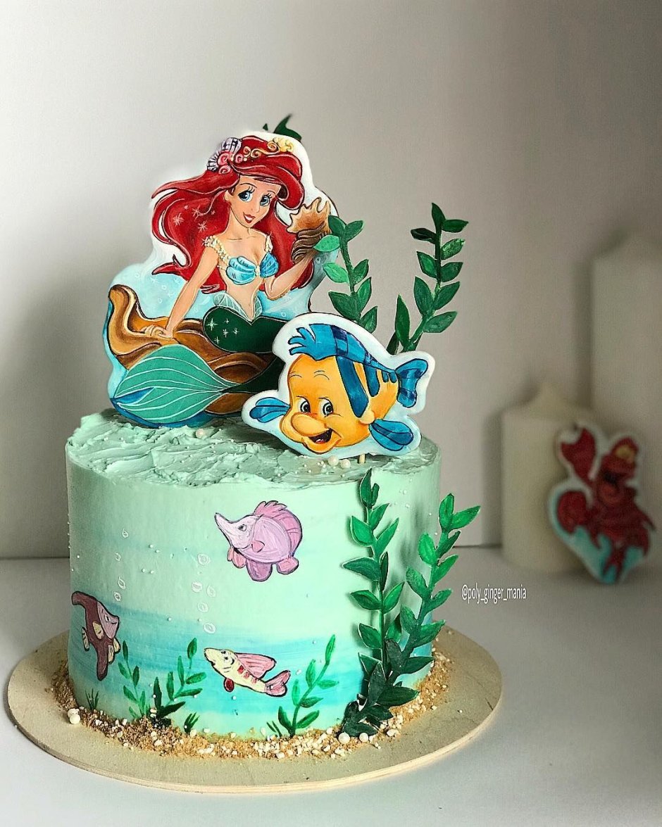 Тортик принцесса Ариэль