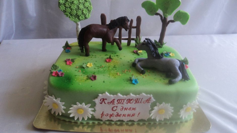 Лошадка на торт макет