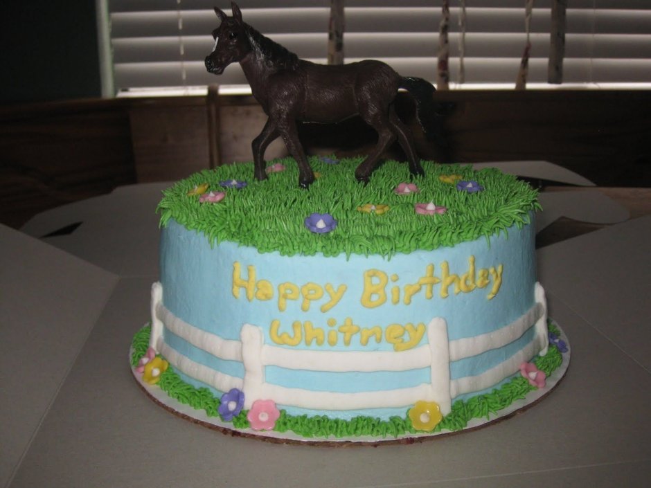 Торт в виде лошадки