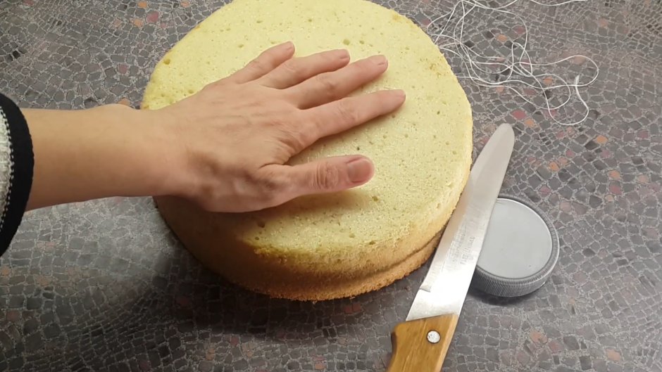 Прямоугольный бисквит для торта