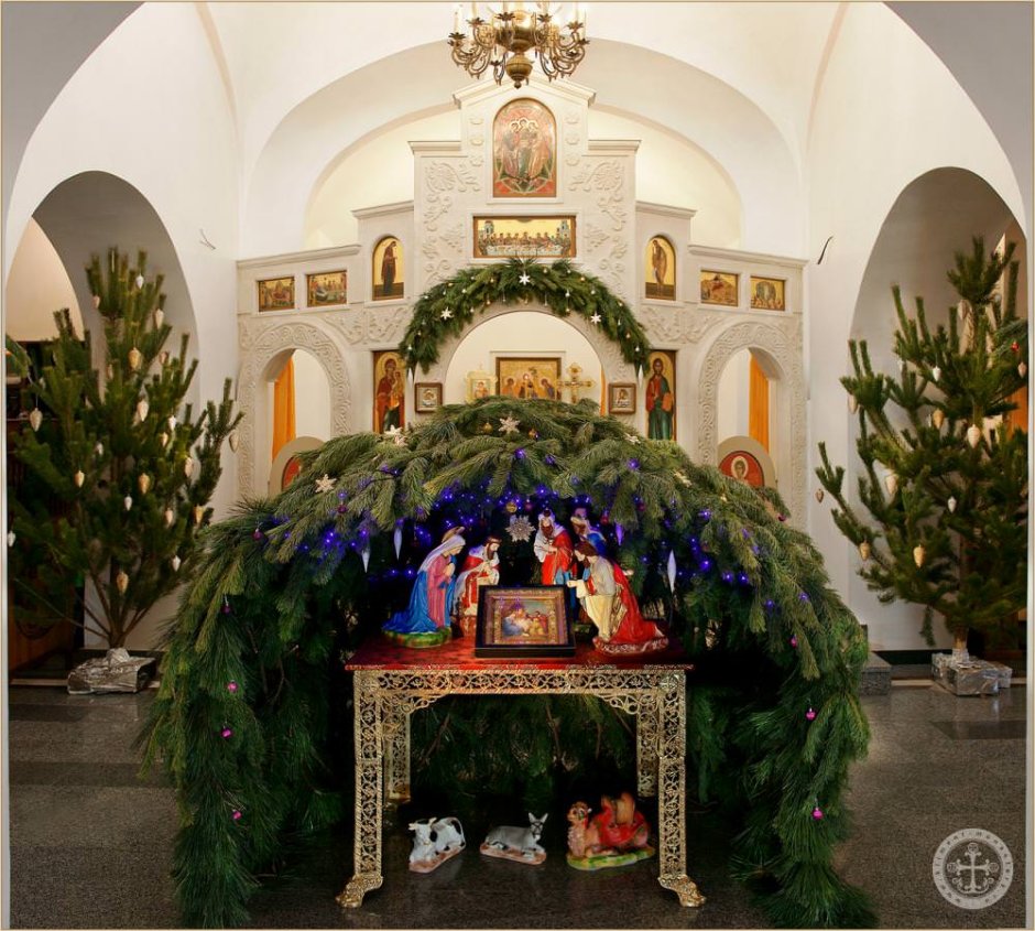Знаменский монастырь вертеп Рождество