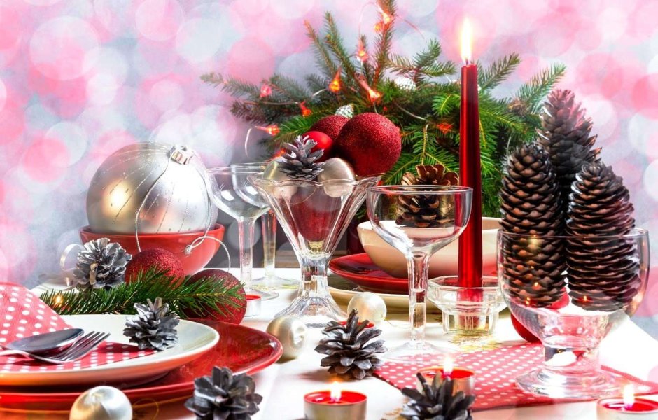 Новогодний и праздничный стол