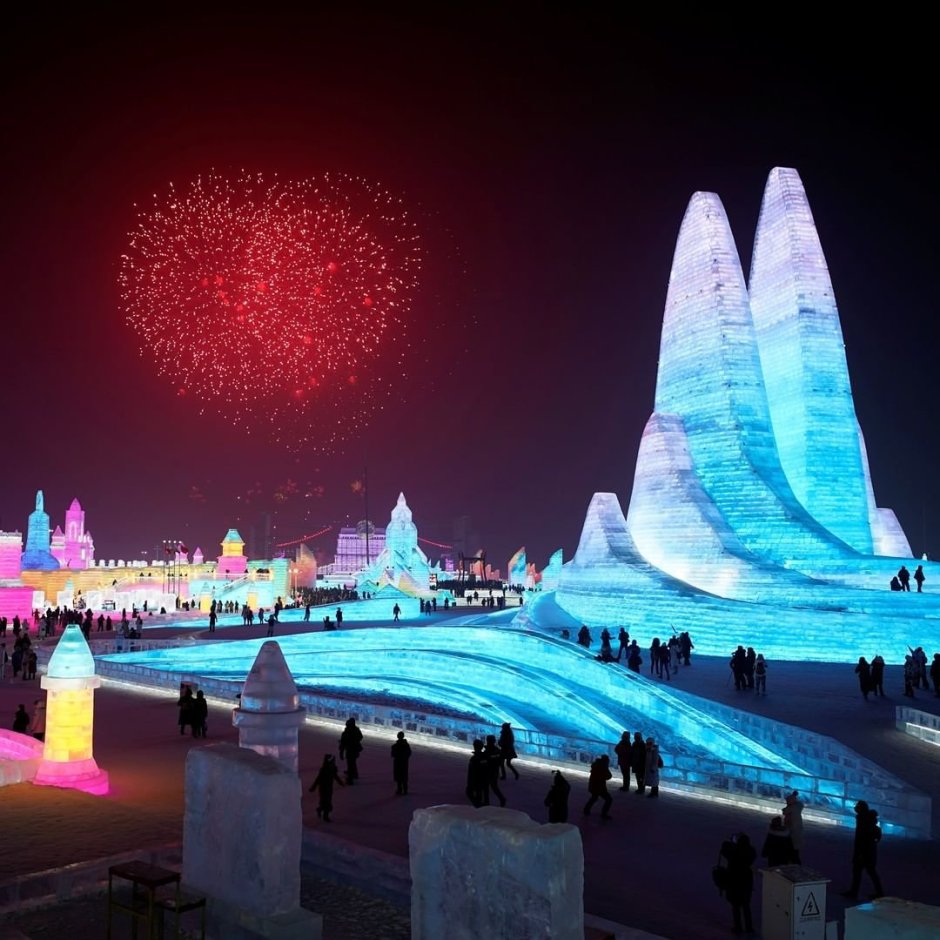 Ледяной городок Харбин 2020