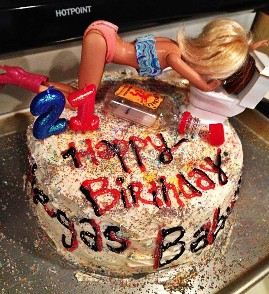 Прикольные тортики на день рождения девушке