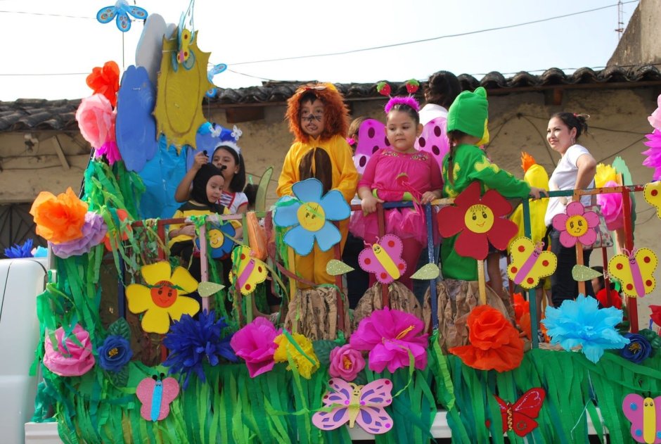 Цветочный карнавал для детей