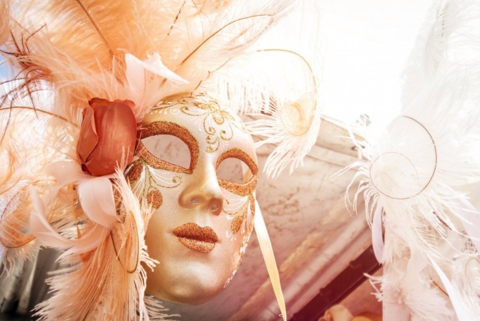 Карнавал в Венеции маска Марди гра