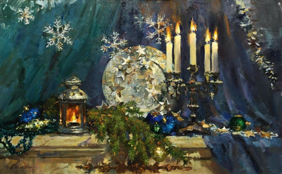 Павел Еськов художник Рождество