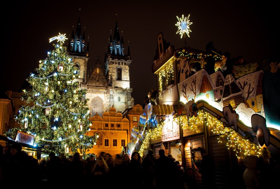 Рождество в Праге сердце