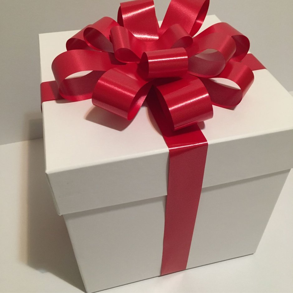 Декор коробки для подарка
