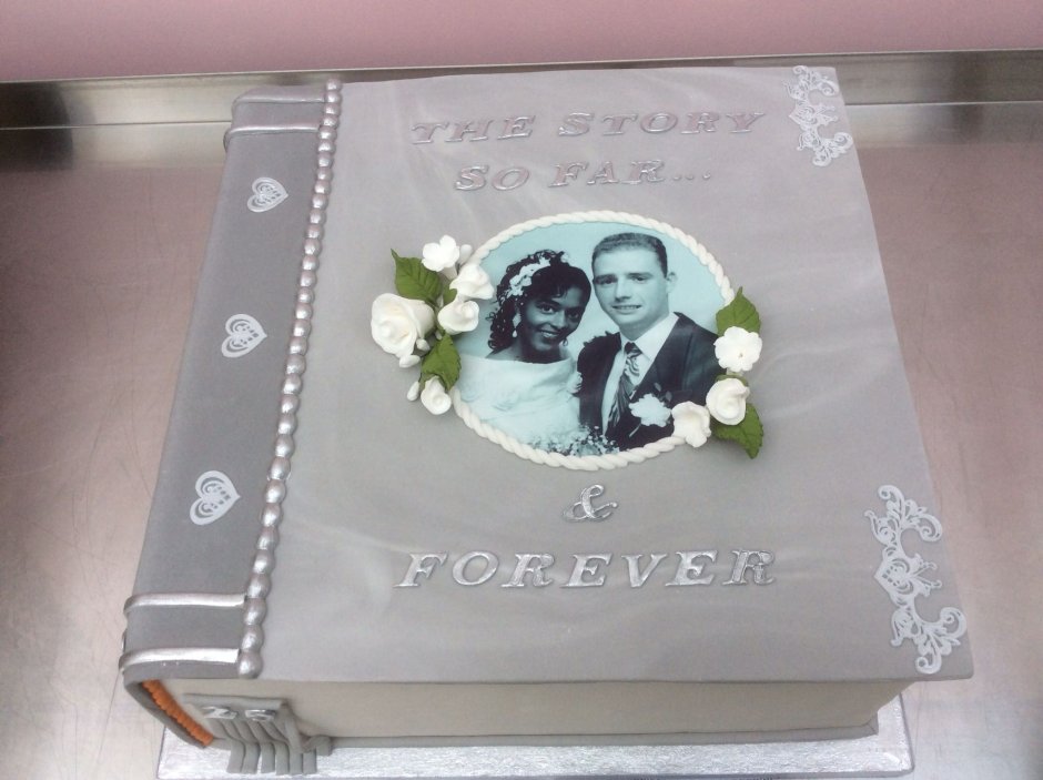 Торт на сапфировую годовщину свадьбы