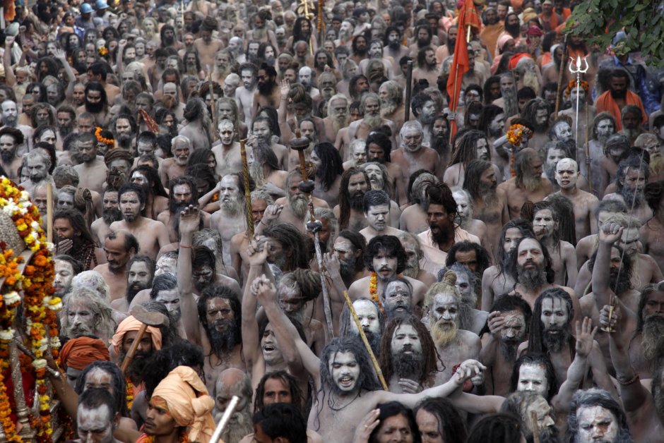 Праздник Кумбха мела в Индии