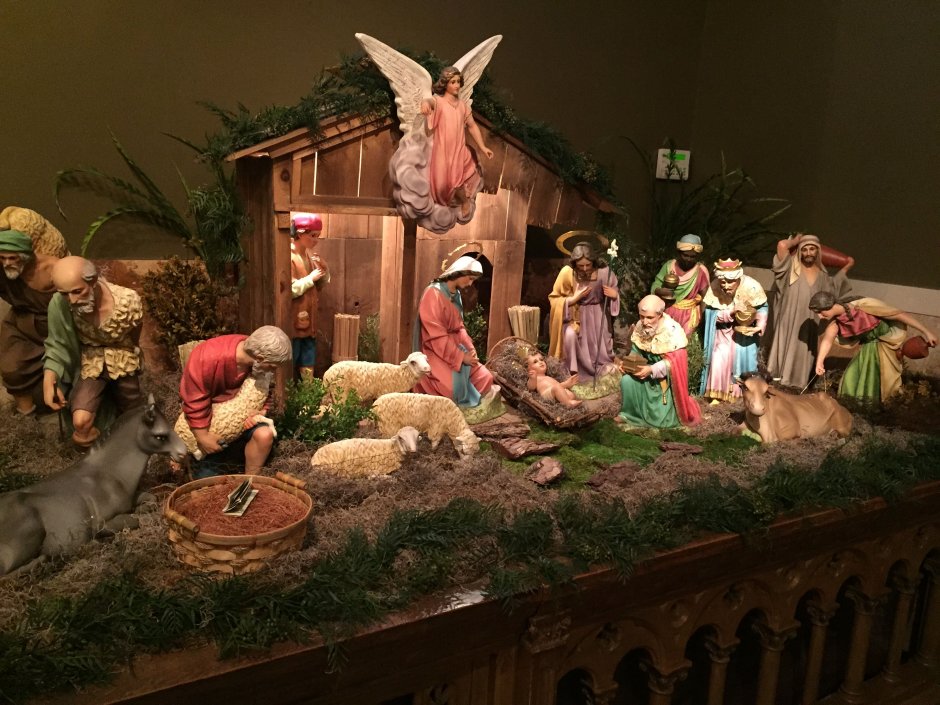 Сцена рождения Христа фигурки