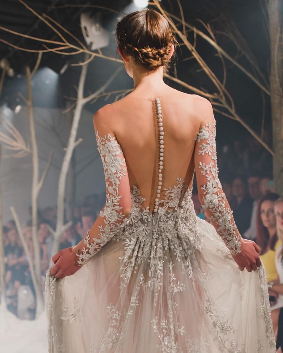 Красивые Свадебные платья с открытой спиной