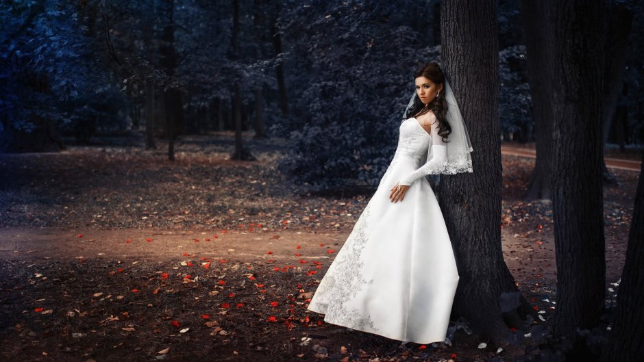 Осенний образ невесты