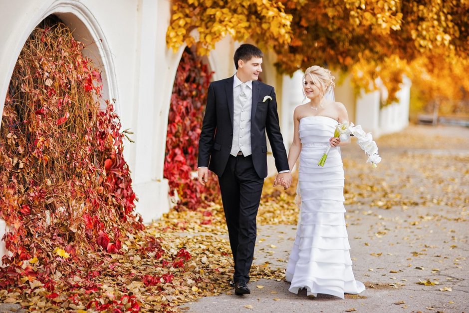 Осенние Свадебные платья