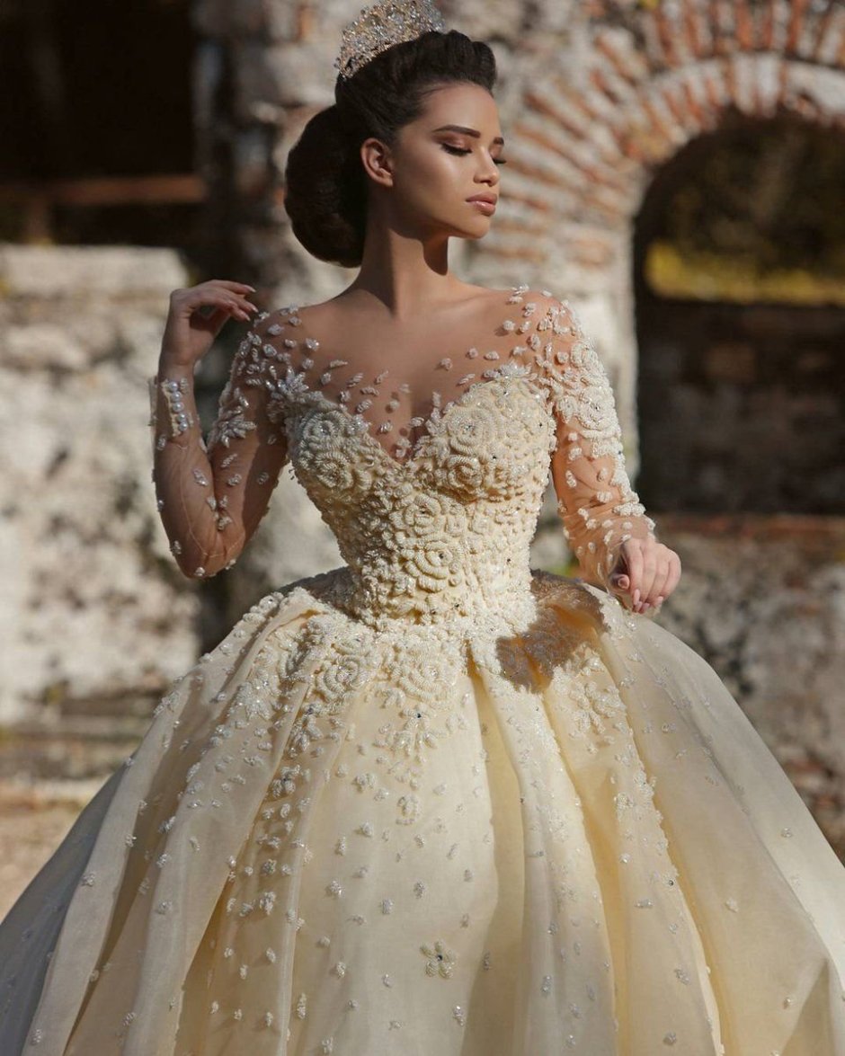 Свадебное платье на осень