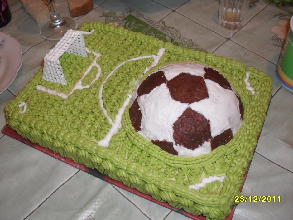 Мужу и папе 30 лет мяч футбольный прикольные торт