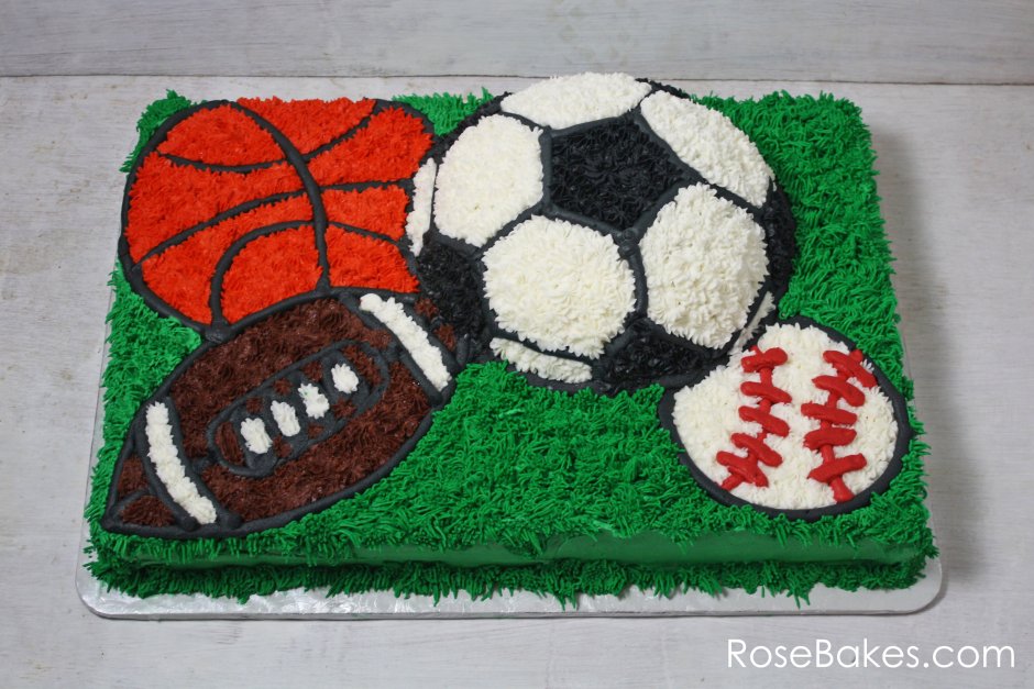 Торт мастика футбол