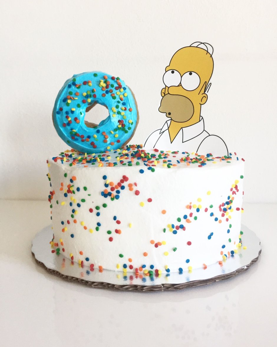 Тортик с Гомером Симпсоном