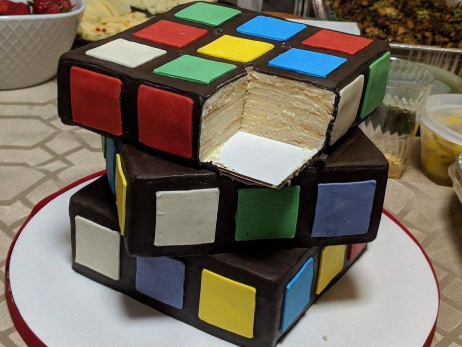 Торт кубики муссовый