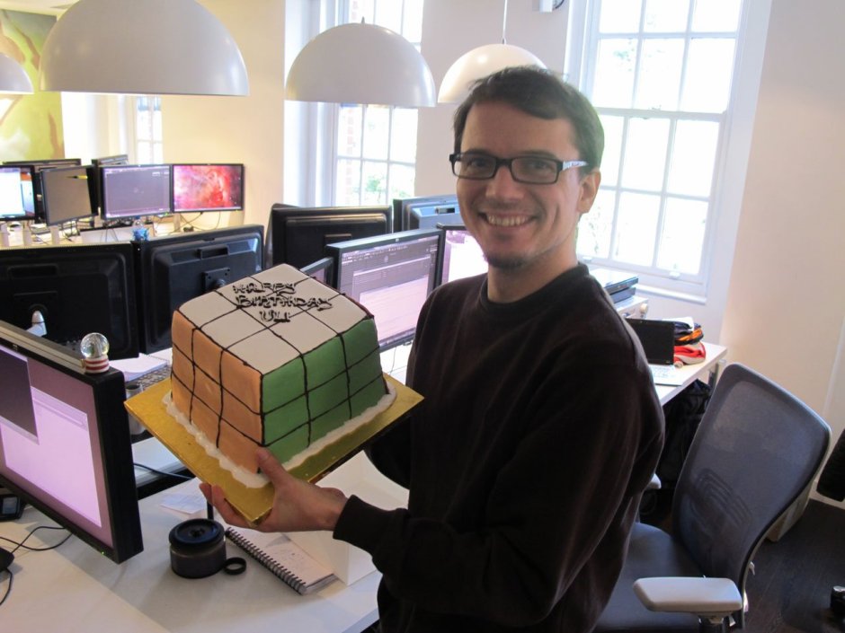 Картинка на торт кубик Рубика