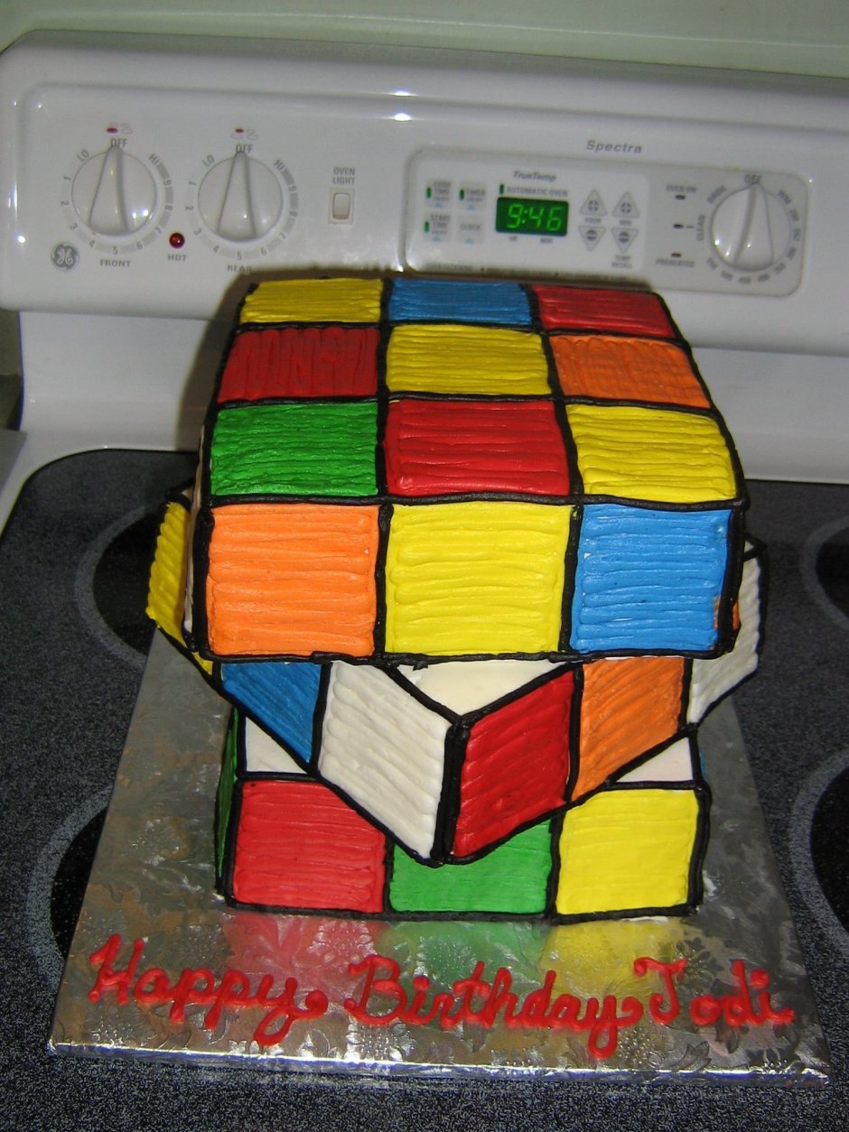Торт кубик рубик муссовый