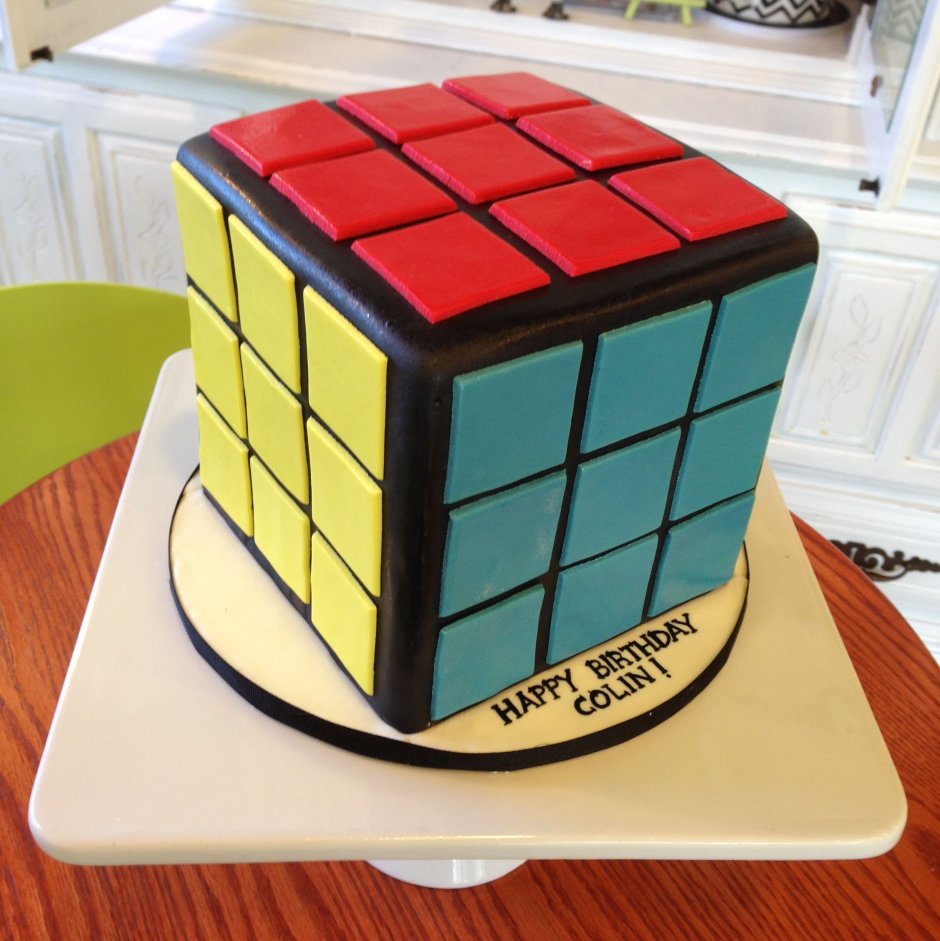 Свадебный торт кубик рубик
