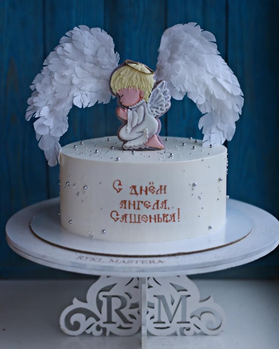 Изображение ангела на торт