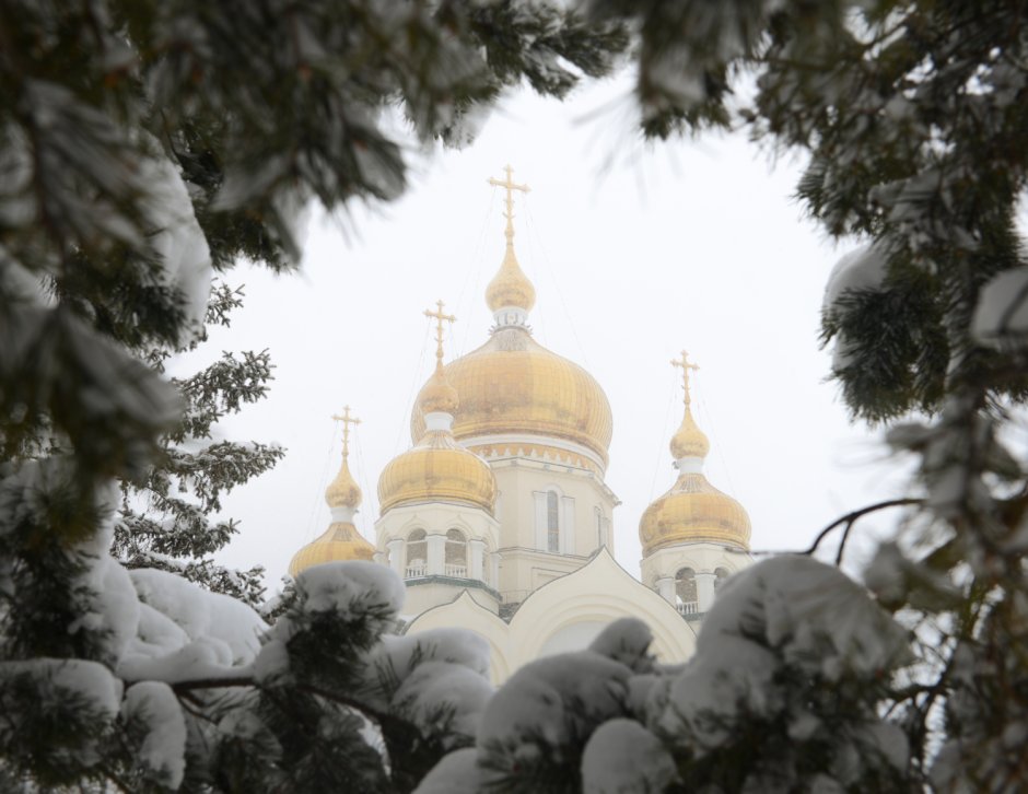 Рождество Христово праздник Псково Печерского монастыря
