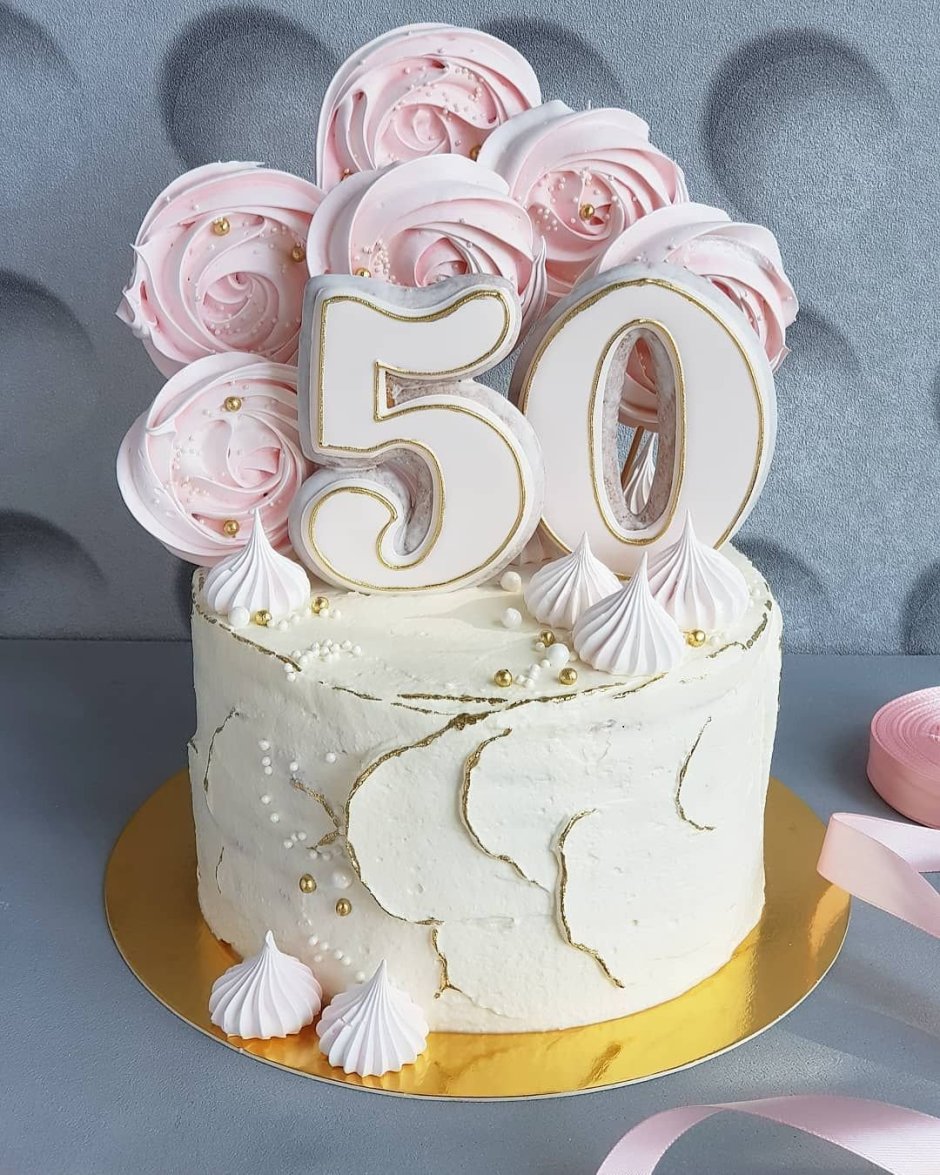 Торт на 50 лет женщине