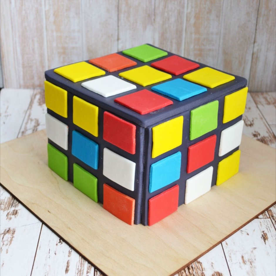 Торт кубик Рубика торт