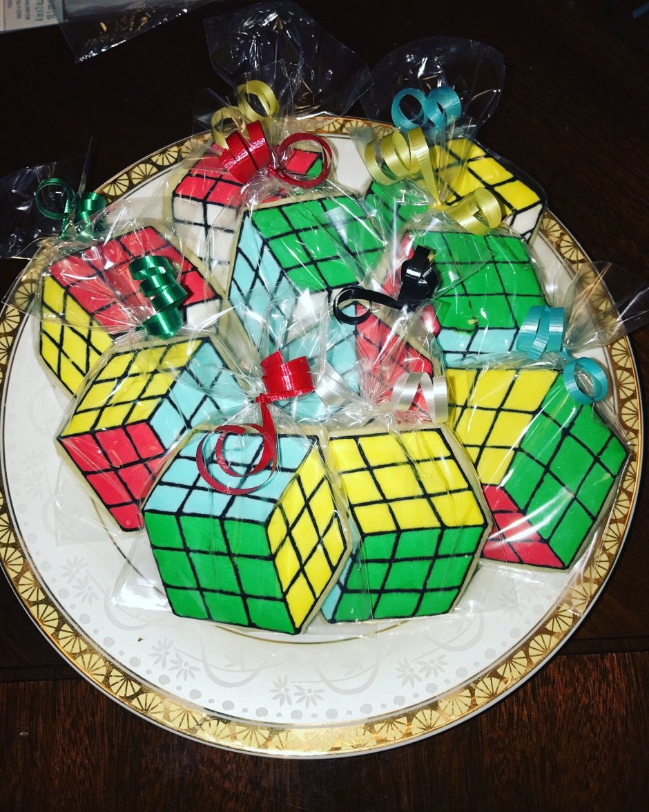 Торт кубик рубик для мальчика