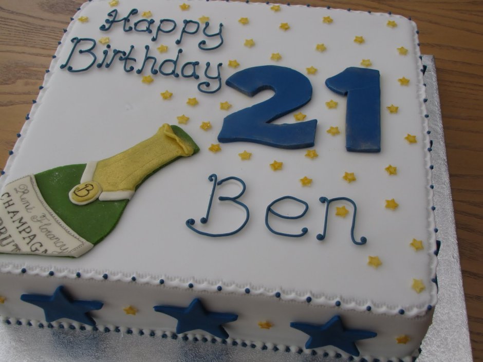 Торт на 21 год парню