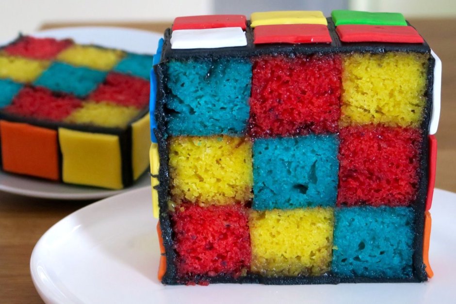 70 Лет торт кубик рубик