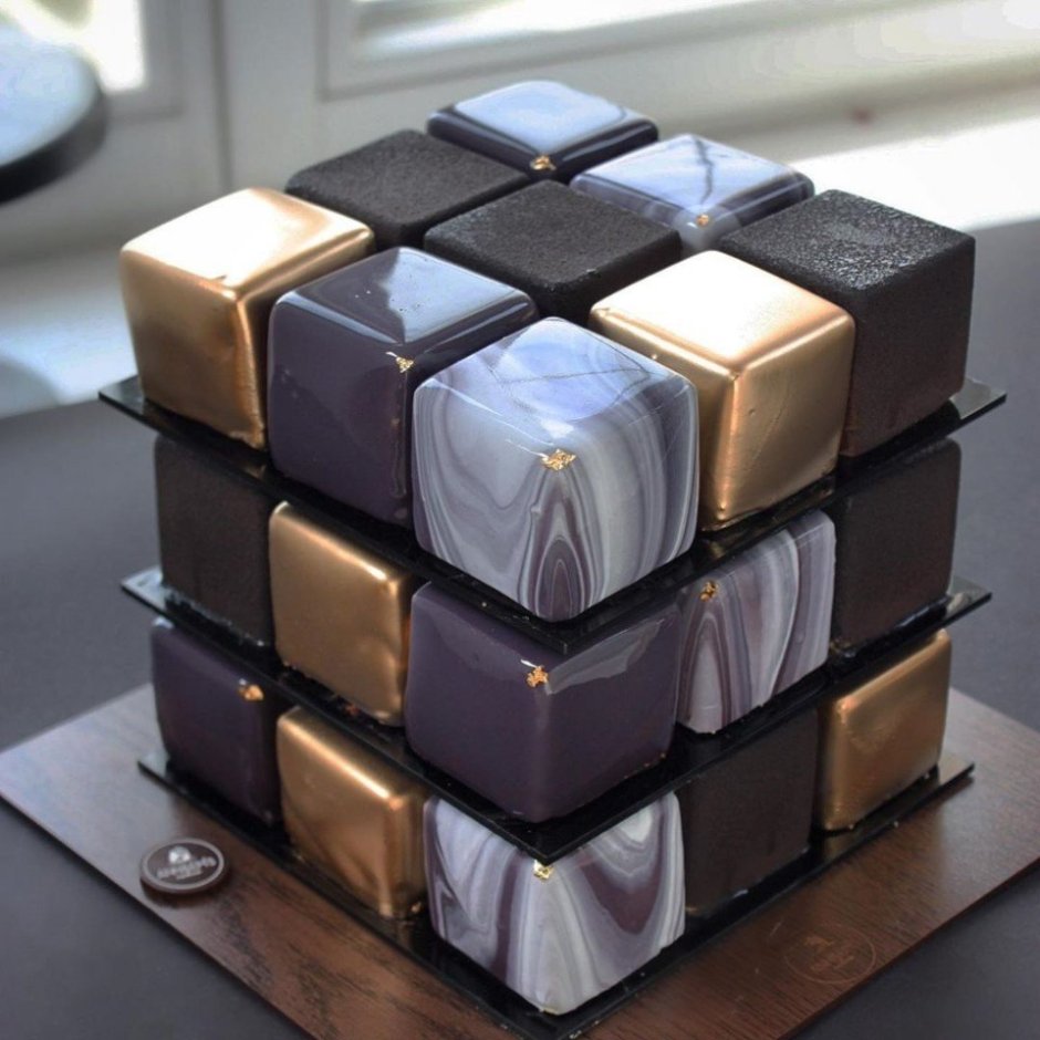 Торт кубики муссовый