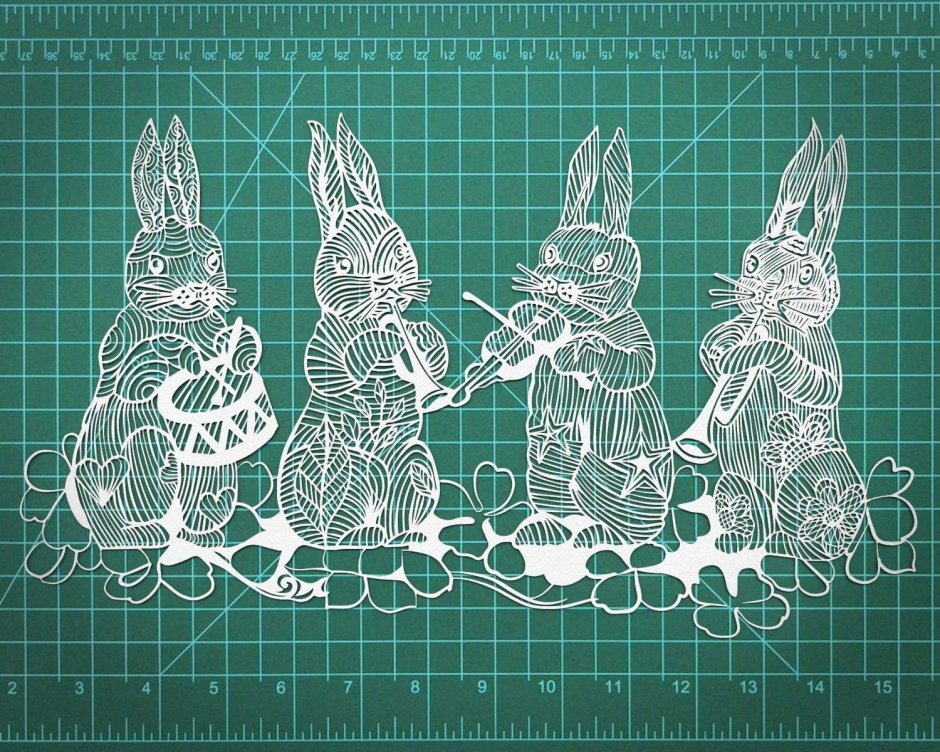Обёрточная бумага кролик