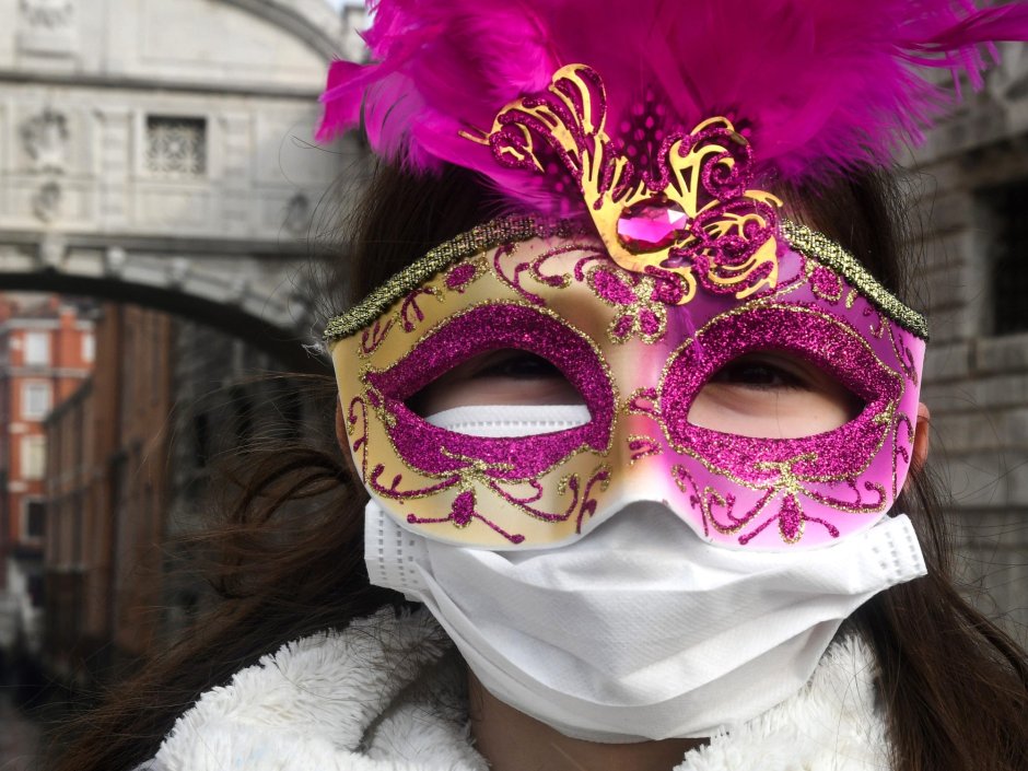 Венецианские маски коронавирус