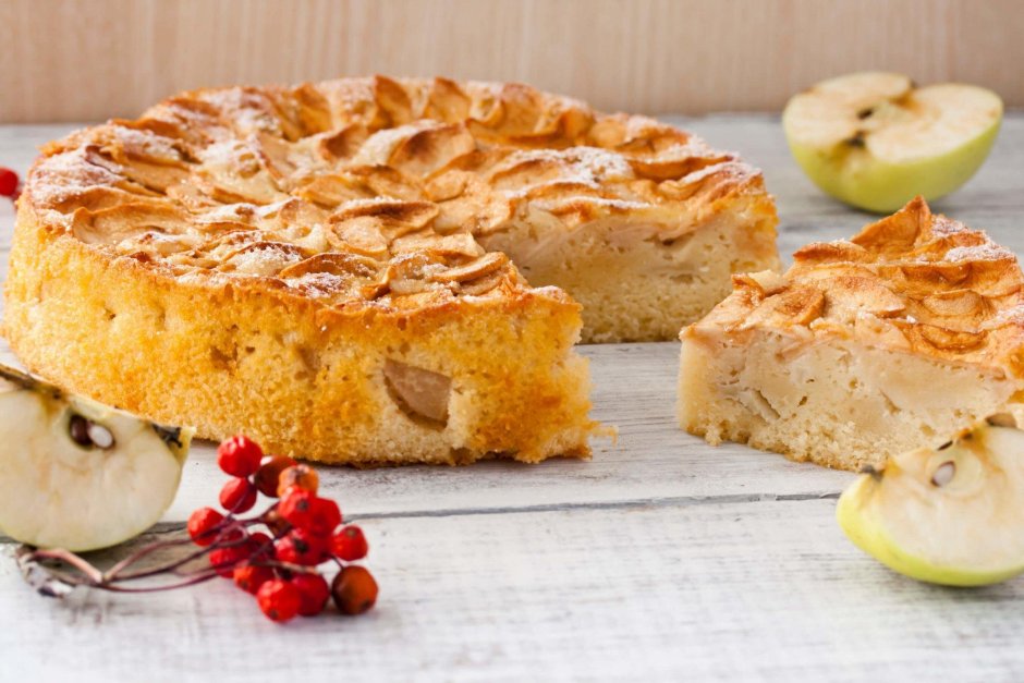 Рецепт пирога шарлотка с яблоками