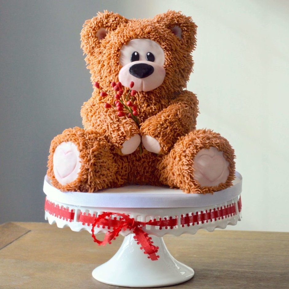 Тортик с мишкой Тедди