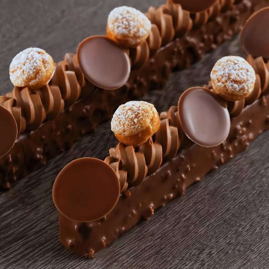 Декор из шоколада для десерта