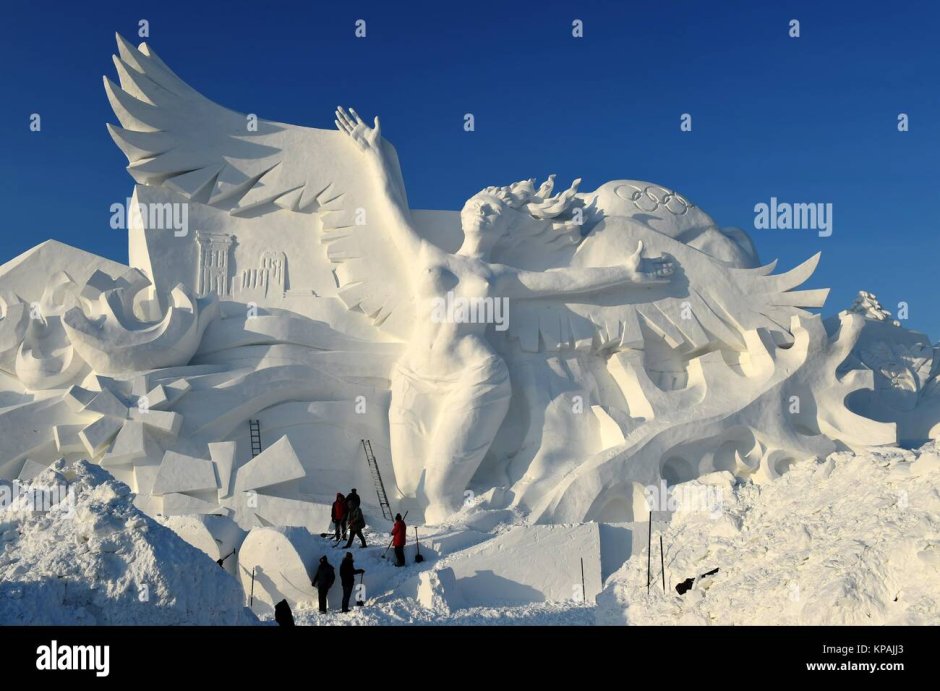 Харбин ледяные скульптуры Горелов Мутузкин