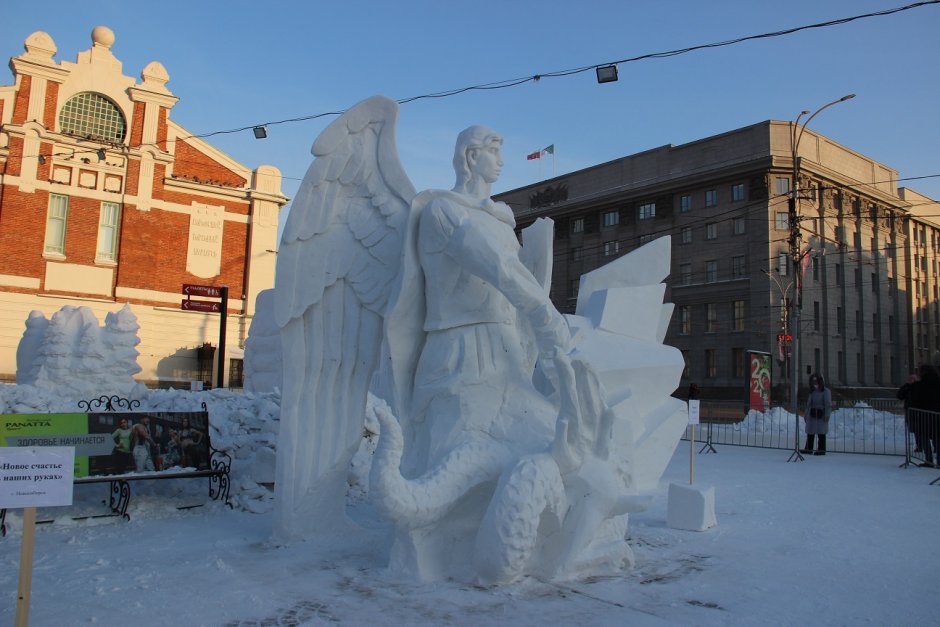Фестиваль снежных скульптур Новосибирск