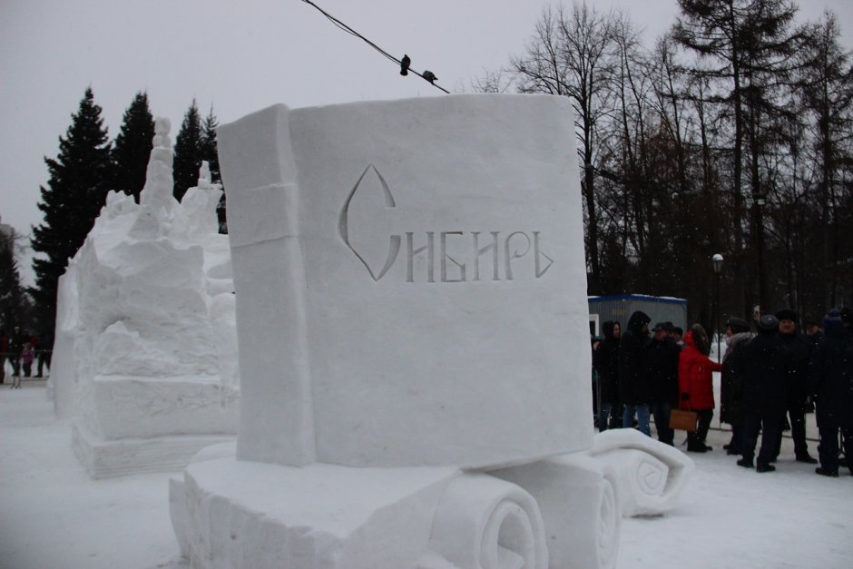 Фестиваль скульптур из снега Новосибирск 2022